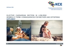 Elective caesarean section in low-risk women at term vignette