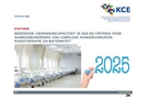 Benodigde ziekenhuiscapaciteit in 2025 en criteria voor aanbodbeheersing van complexe kankerchirurgie, radiotherapie en materniteit vignette